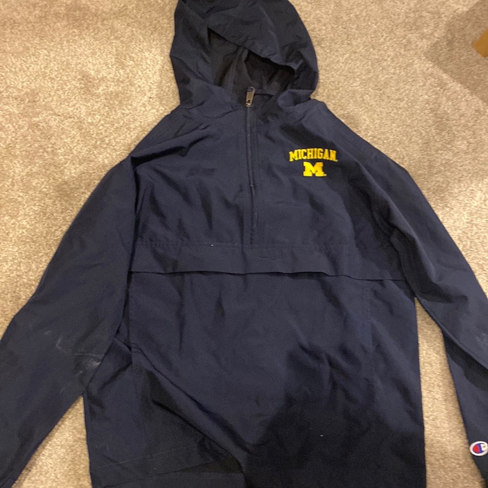 Michigan half zip wind breaker